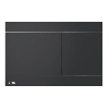 Alca Fun Flat Flush Plate 5mm Thick - Matt Black