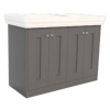 GSI Classic 125 4 Doors Vanity Unit