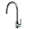 Gessi Oxygen side lever monobloc mixer with swivel C-spout