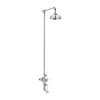 Crosswater Belgravia Thermostatic Shower Valve with Fixed Head Bath filler