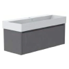 GSI Kube X 120 x 47 2 Drawer Vanity Unit