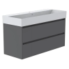 GSI Kube X 120 x 47 2 Drawer Vanity Unit
