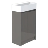 GSI Kube X 50 x 37 2 Door Floorstanding Vanity Unit