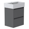 GSI Kube X 50 x 37 2 Drawer Vanity Unit