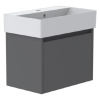 GSI Kube X 60 x 37 2 Drawer Vanity Unit