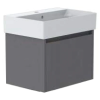 GSI Kube X 60 x 47 1 Drawer Vanity Unit