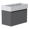 GSI Kube X 70 x 37 1 Drawer Vanity Unit