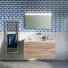 Crosswater Glide II 1000 Unit & Ice White Glass Basin