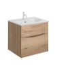 Crosswater Glide II 500 Unit & Ice White Glass Basin