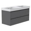 GSI Nubes 120 x 50 4 Drawer Vanity Unit