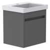 GSI Norm 42 x 34 1 Door Vanity Unit