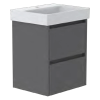 GSI Nubes 50 x 40 2 Drawer Vanity Unit