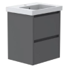 GSI Norm 50 x 40 2 Drawer Vanity Unit