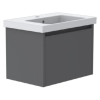 GSI Norm 60 x 40 1 Drawer Vanity Unit