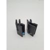 Crosswater Gallery 180deg Deflector Panel Hinges (pair) Matt Black 
