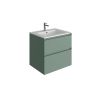 Tissino Mozzano Basin Unit - Dark Sage Green