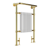 Just Taps Grosvenor Radiator Antique Brass 963 x 673 x 230
