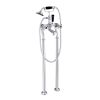 Just Taps Grosvenor Pinch Black Edition Pinch Freestanding Bath Shower Mixer