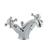 Just Taps Grosvenor Cross Basin Mixer With Pop Up Waste