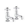 Just Taps Grosvenor Black Pinch Basin Mixer With Pop Up Waste