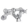 Just Taps Grosvenor Pinch Chrome Wall Mounted Bath Filler