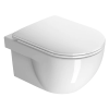 GSI City Pro 52/F Wall Hung WC Pan With Swirlflush 520 x 350mm (Without Seat)