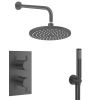 Crosswater MPRO 2 Outlet 2 Handle Shower Bundle  - Slate 