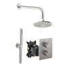 Crosswater MPRO Crossbox 2 Outlet Thermostatic Shower Valve Bundle Stainless Steel