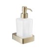 Just Taps Hix Brushed Brass Soap Dispenser