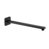 Just Taps Hix Matt Black 380mm Shower Arm