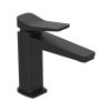 Just Taps Hix Matt Black Single Lever Basin Mixer