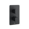 Just Taps Hix Matt Black Single Outlet Concealed Shower Valve