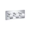 Just Taps Hix Chrome Landscape Two Outlet Shower Valve