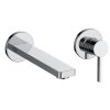 Just Taps Hugo Single Lever Wall Mounted Basin Mixer