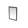Saneux HYDE 55cm 1 door recessed electric mirror cabinet (RH) - Matt Anthracite