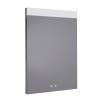 Just Taps Radiant Rectangular LED Illuminated Bathroom Mirror 600mm H x 600mm W - Chrome