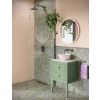 Crosswater Gallery 8 with Toughened Glass Panels & Wall Profile Slate