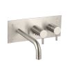 Just Taps  Inox Wall Mounted Bath And Shower Mixer With Hose Attachment Without Kit