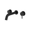 Abacus Iso Pro Concealed Basin Mixer Matt Black 