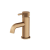 Abacus Iso Pro Mini Mono Basin Mixer Brushed Bronze 