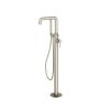 Abacus Iso Pro Freestanding Bath Shower Mixer Brushed Nickel 