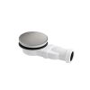 Just Taps Inox Brushed Stainless Steel Slim Shower Waste