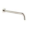 Just Taps Grosvenor Cross Nickel Shower Arm 400mm