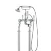 Just Taps Grosvenor Lever Chrome Floorstanding Bath Shower Mixer