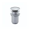 Just Taps Unslotted Click Clack Chrome Basin Waste