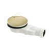 Just Taps Vos Slim Shower Waste-Brushed Brass