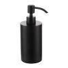 Just Taps Vos Round Countertop Soap Dispenser 68mm-Matt Black
