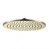Just taps Vos Round Fixed Overhead Shower 250mm-Brushed Brass