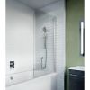 Crosswater Kai 6 Fully Folding Bath Screen Left Hand