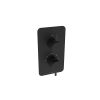 Saneux COS 1 way thermostatic shower valve kit - Matt Black